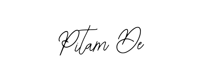 Also we have Pitam De name is the best signature style. Create professional handwritten signature collection using Bearetta-2O07w autograph style. Pitam De signature style 12 images and pictures png