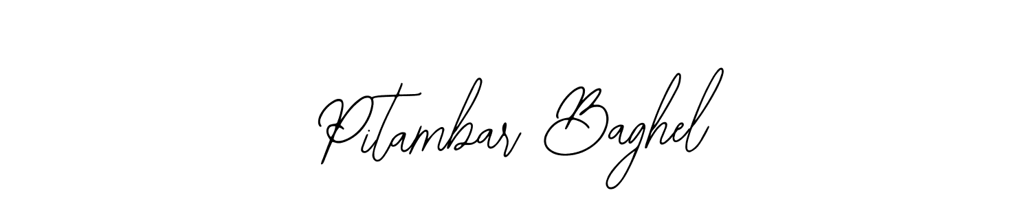 Also we have Pitambar Baghel name is the best signature style. Create professional handwritten signature collection using Bearetta-2O07w autograph style. Pitambar Baghel signature style 12 images and pictures png
