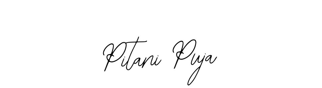How to Draw Pitani Puja signature style? Bearetta-2O07w is a latest design signature styles for name Pitani Puja. Pitani Puja signature style 12 images and pictures png