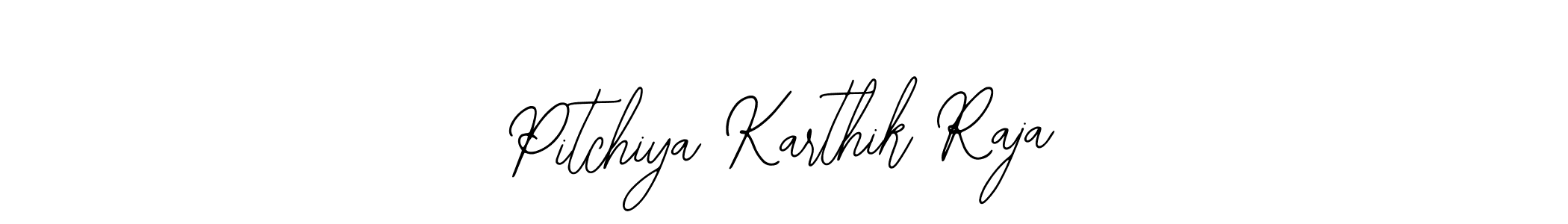 Make a beautiful signature design for name Pitchiya Karthik Raja. Use this online signature maker to create a handwritten signature for free. Pitchiya Karthik Raja signature style 12 images and pictures png