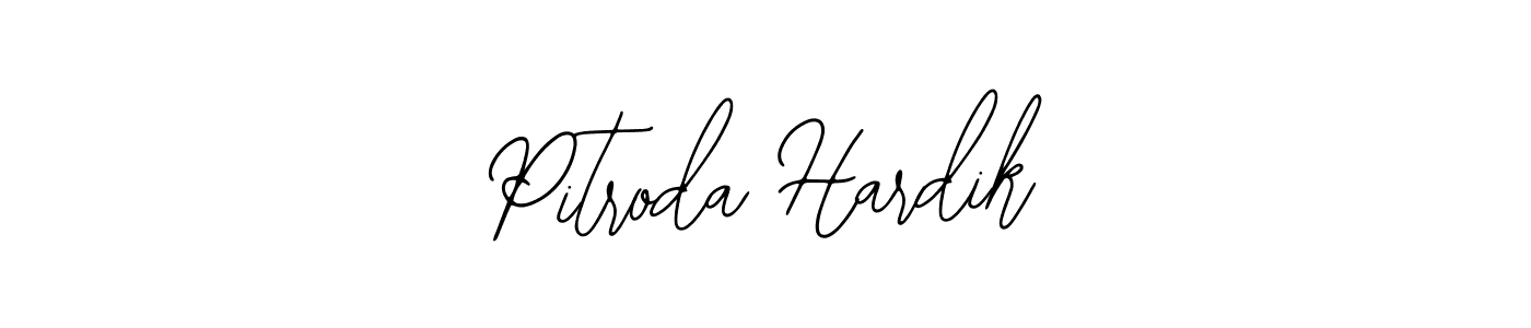 Design your own signature with our free online signature maker. With this signature software, you can create a handwritten (Bearetta-2O07w) signature for name Pitroda Hardik. Pitroda Hardik signature style 12 images and pictures png
