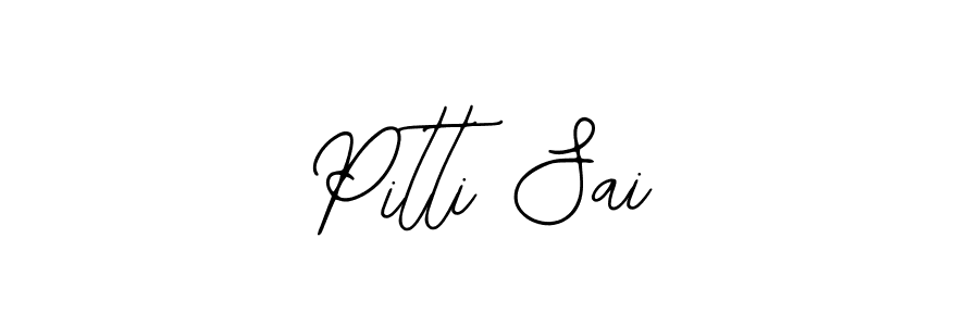 The best way (Bearetta-2O07w) to make a short signature is to pick only two or three words in your name. The name Pitti Sai include a total of six letters. For converting this name. Pitti Sai signature style 12 images and pictures png