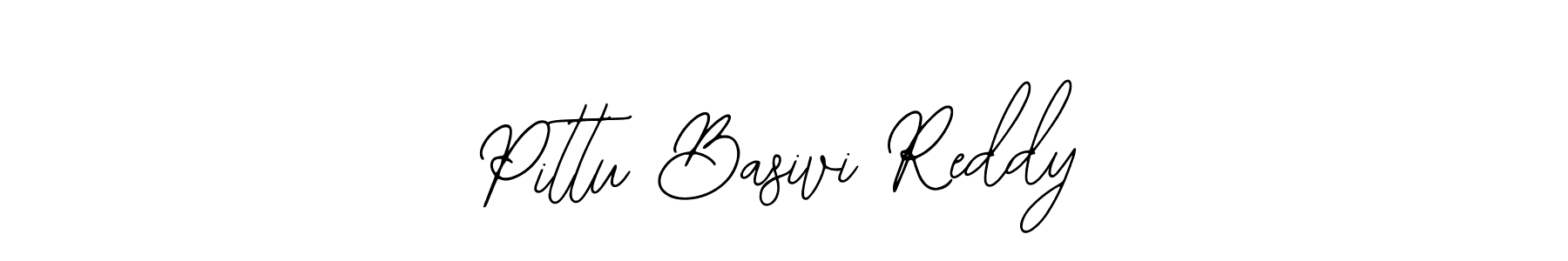 Create a beautiful signature design for name Pittu Basivi Reddy. With this signature (Bearetta-2O07w) fonts, you can make a handwritten signature for free. Pittu Basivi Reddy signature style 12 images and pictures png