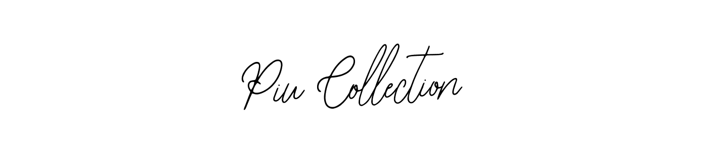 Make a beautiful signature design for name Piu Collection. Use this online signature maker to create a handwritten signature for free. Piu Collection signature style 12 images and pictures png