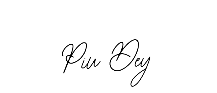 Also You can easily find your signature by using the search form. We will create Piu Dey name handwritten signature images for you free of cost using Bearetta-2O07w sign style. Piu Dey signature style 12 images and pictures png
