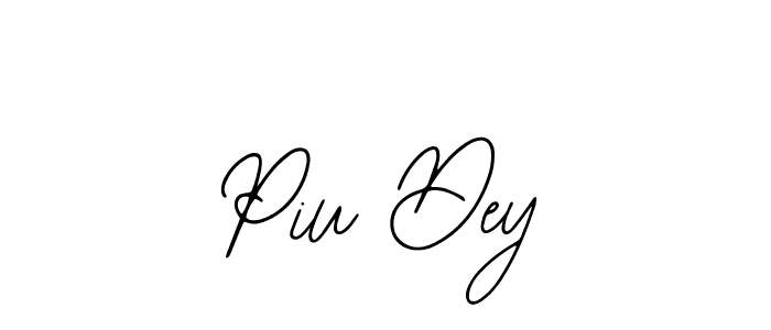 Also You can easily find your signature by using the search form. We will create Piu Dey name handwritten signature images for you free of cost using Bearetta-2O07w sign style. Piu Dey signature style 12 images and pictures png