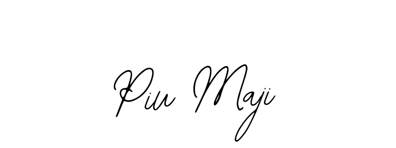 Piu Maji stylish signature style. Best Handwritten Sign (Bearetta-2O07w) for my name. Handwritten Signature Collection Ideas for my name Piu Maji. Piu Maji signature style 12 images and pictures png