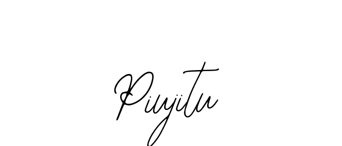 Make a beautiful signature design for name Piujitu. With this signature (Bearetta-2O07w) style, you can create a handwritten signature for free. Piujitu signature style 12 images and pictures png
