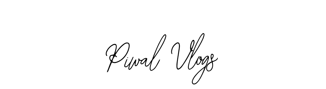 It looks lik you need a new signature style for name Piwal Vlogs. Design unique handwritten (Bearetta-2O07w) signature with our free signature maker in just a few clicks. Piwal Vlogs signature style 12 images and pictures png