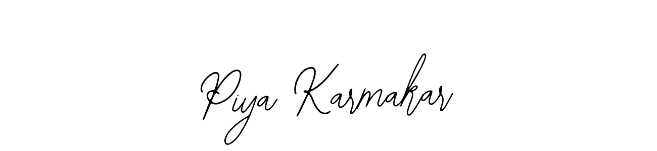 It looks lik you need a new signature style for name Piya Karmakar. Design unique handwritten (Bearetta-2O07w) signature with our free signature maker in just a few clicks. Piya Karmakar signature style 12 images and pictures png