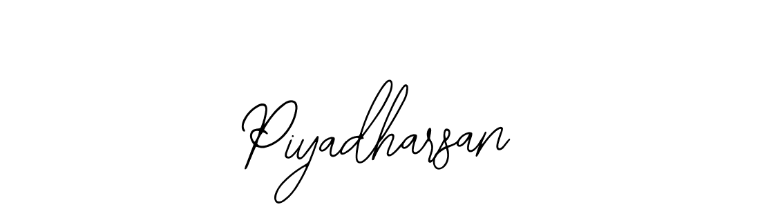 How to make Piyadharsan name signature. Use Bearetta-2O07w style for creating short signs online. This is the latest handwritten sign. Piyadharsan signature style 12 images and pictures png