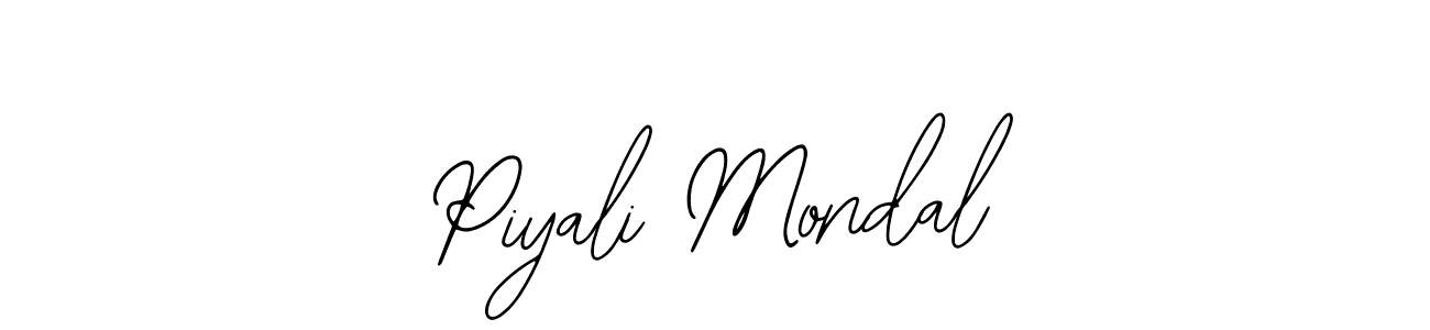 Use a signature maker to create a handwritten signature online. With this signature software, you can design (Bearetta-2O07w) your own signature for name Piyali Mondal. Piyali Mondal signature style 12 images and pictures png