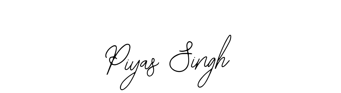 Design your own signature with our free online signature maker. With this signature software, you can create a handwritten (Bearetta-2O07w) signature for name Piyas Singh. Piyas Singh signature style 12 images and pictures png