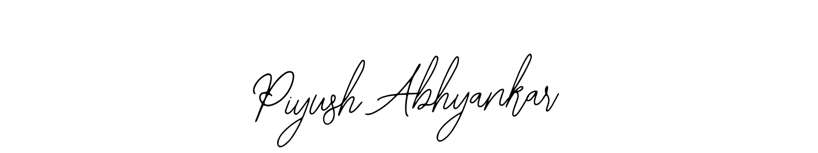 Make a beautiful signature design for name Piyush Abhyankar. With this signature (Bearetta-2O07w) style, you can create a handwritten signature for free. Piyush Abhyankar signature style 12 images and pictures png