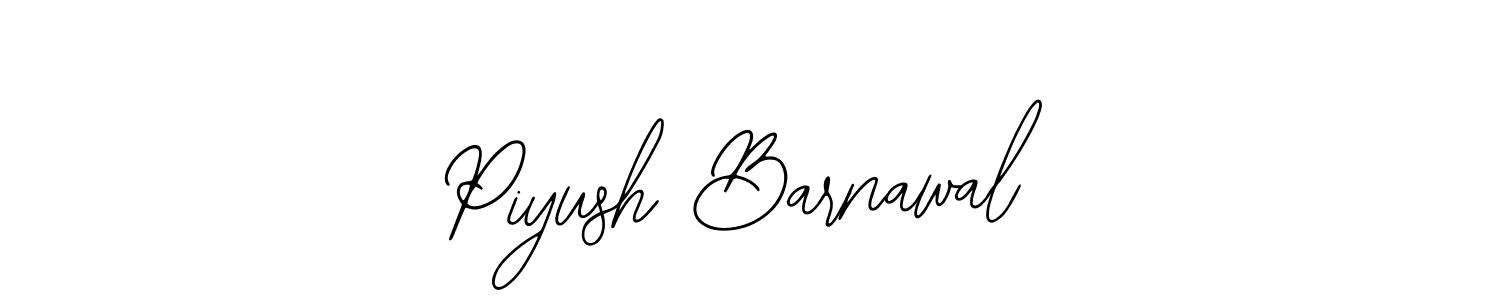Bearetta-2O07w is a professional signature style that is perfect for those who want to add a touch of class to their signature. It is also a great choice for those who want to make their signature more unique. Get Piyush Barnawal name to fancy signature for free. Piyush Barnawal signature style 12 images and pictures png