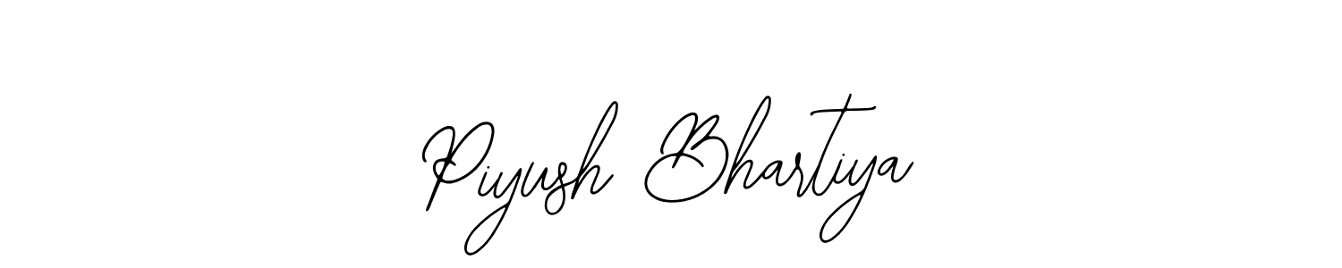 Make a beautiful signature design for name Piyush Bhartiya. Use this online signature maker to create a handwritten signature for free. Piyush Bhartiya signature style 12 images and pictures png