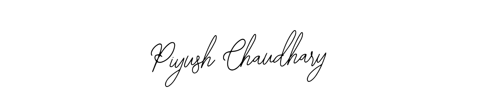 Create a beautiful signature design for name Piyush Chaudhary. With this signature (Bearetta-2O07w) fonts, you can make a handwritten signature for free. Piyush Chaudhary signature style 12 images and pictures png