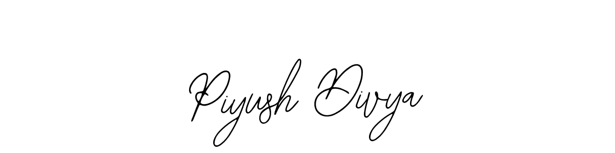 Make a beautiful signature design for name Piyush Divya. With this signature (Bearetta-2O07w) style, you can create a handwritten signature for free. Piyush Divya signature style 12 images and pictures png