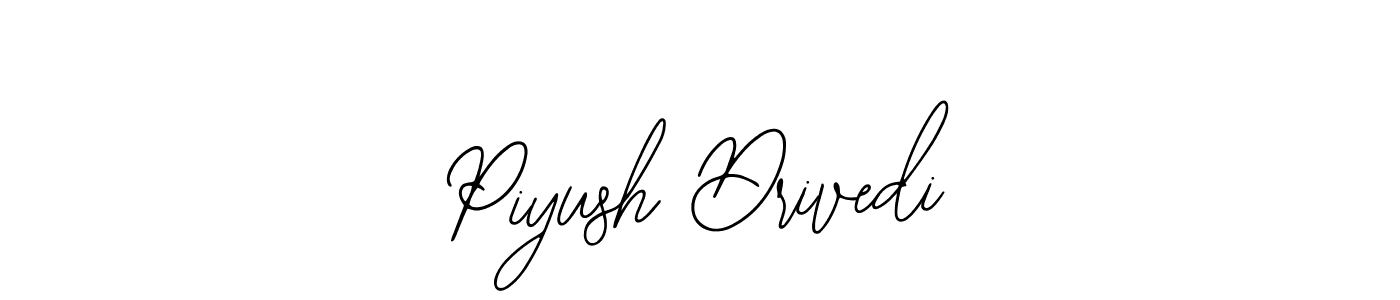 Make a beautiful signature design for name Piyush Drivedi. Use this online signature maker to create a handwritten signature for free. Piyush Drivedi signature style 12 images and pictures png