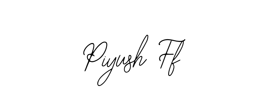 Design your own signature with our free online signature maker. With this signature software, you can create a handwritten (Bearetta-2O07w) signature for name Piyush Ff. Piyush Ff signature style 12 images and pictures png