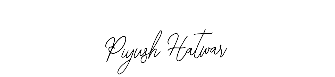 Design your own signature with our free online signature maker. With this signature software, you can create a handwritten (Bearetta-2O07w) signature for name Piyush Hatwar. Piyush Hatwar signature style 12 images and pictures png