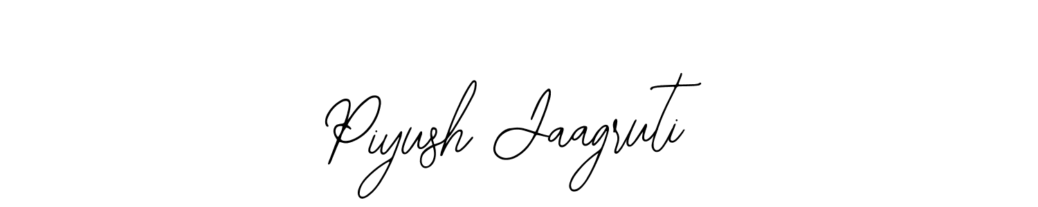 Use a signature maker to create a handwritten signature online. With this signature software, you can design (Bearetta-2O07w) your own signature for name Piyush Jaagruti. Piyush Jaagruti signature style 12 images and pictures png