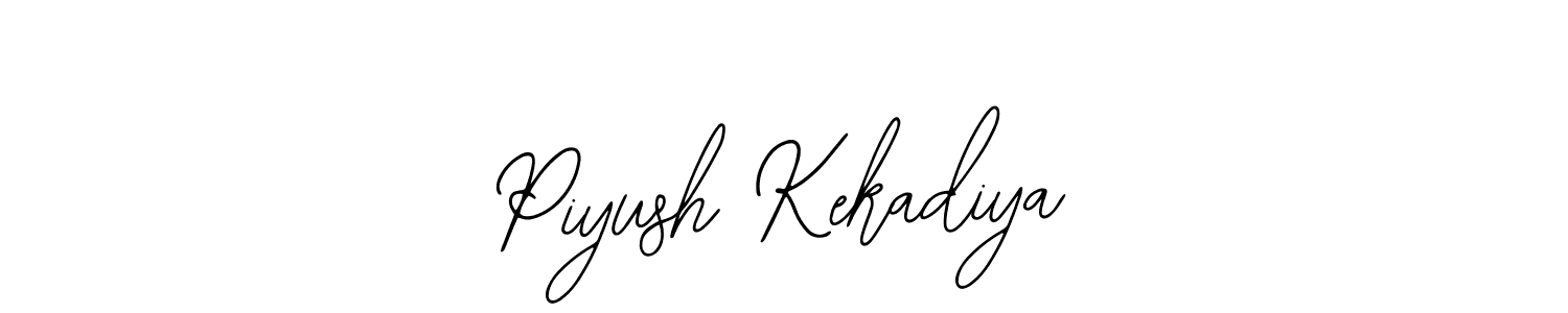 Similarly Bearetta-2O07w is the best handwritten signature design. Signature creator online .You can use it as an online autograph creator for name Piyush Kekadiya. Piyush Kekadiya signature style 12 images and pictures png
