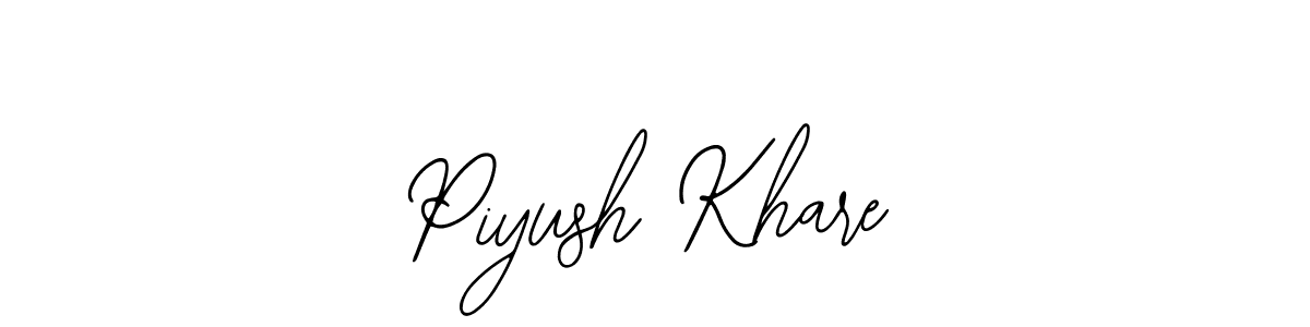 Also we have Piyush Khare name is the best signature style. Create professional handwritten signature collection using Bearetta-2O07w autograph style. Piyush Khare signature style 12 images and pictures png