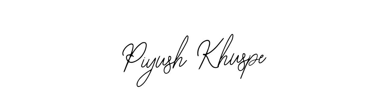 if you are searching for the best signature style for your name Piyush Khuspe. so please give up your signature search. here we have designed multiple signature styles  using Bearetta-2O07w. Piyush Khuspe signature style 12 images and pictures png