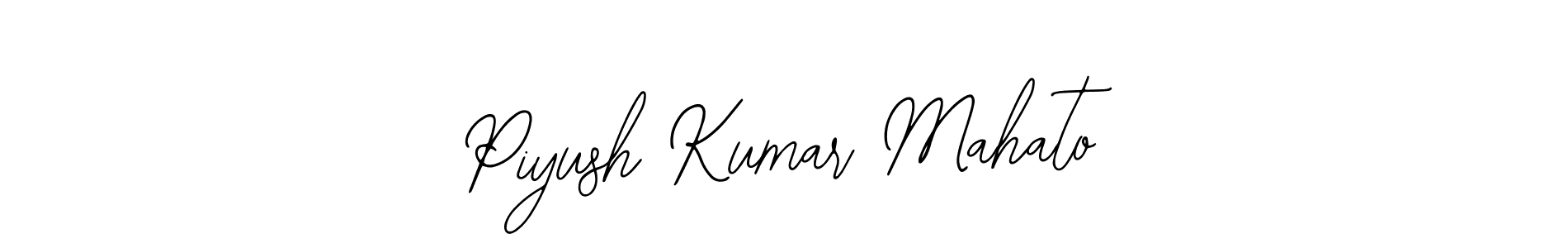 Similarly Bearetta-2O07w is the best handwritten signature design. Signature creator online .You can use it as an online autograph creator for name Piyush Kumar Mahato. Piyush Kumar Mahato signature style 12 images and pictures png