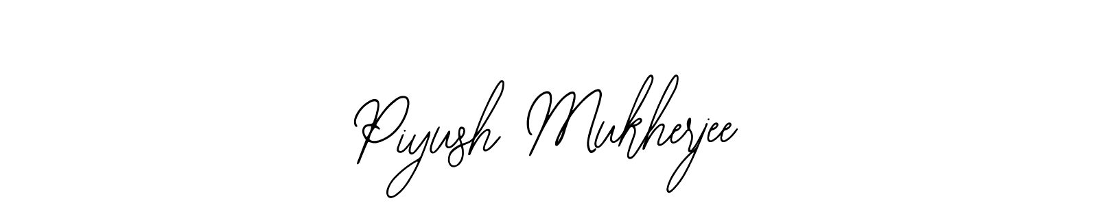 Piyush Mukherjee stylish signature style. Best Handwritten Sign (Bearetta-2O07w) for my name. Handwritten Signature Collection Ideas for my name Piyush Mukherjee. Piyush Mukherjee signature style 12 images and pictures png