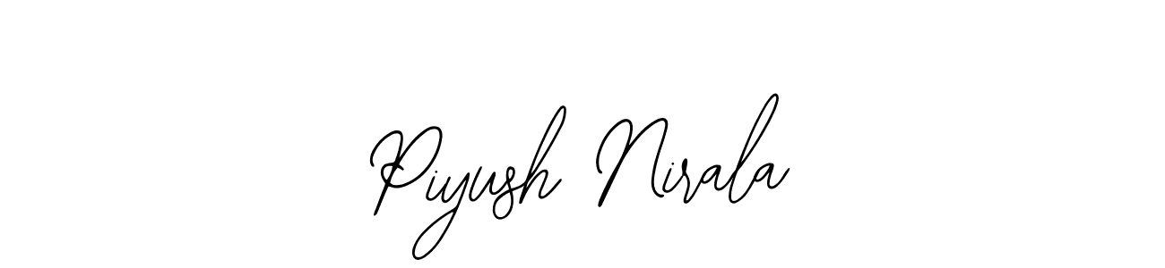 Piyush Nirala stylish signature style. Best Handwritten Sign (Bearetta-2O07w) for my name. Handwritten Signature Collection Ideas for my name Piyush Nirala. Piyush Nirala signature style 12 images and pictures png