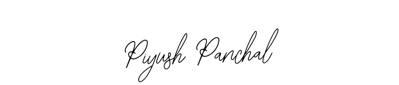 Create a beautiful signature design for name Piyush Panchal. With this signature (Bearetta-2O07w) fonts, you can make a handwritten signature for free. Piyush Panchal signature style 12 images and pictures png