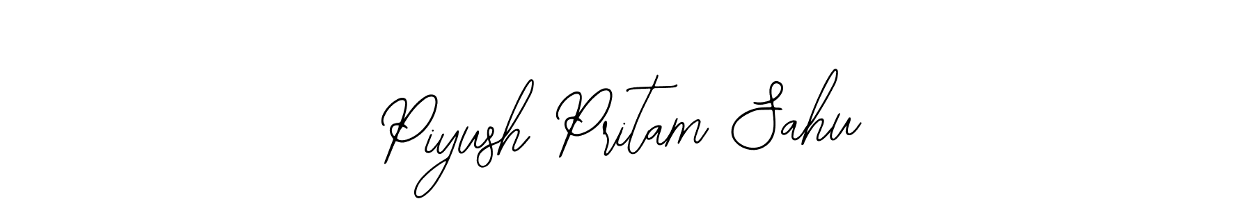 Create a beautiful signature design for name Piyush Pritam Sahu. With this signature (Bearetta-2O07w) fonts, you can make a handwritten signature for free. Piyush Pritam Sahu signature style 12 images and pictures png