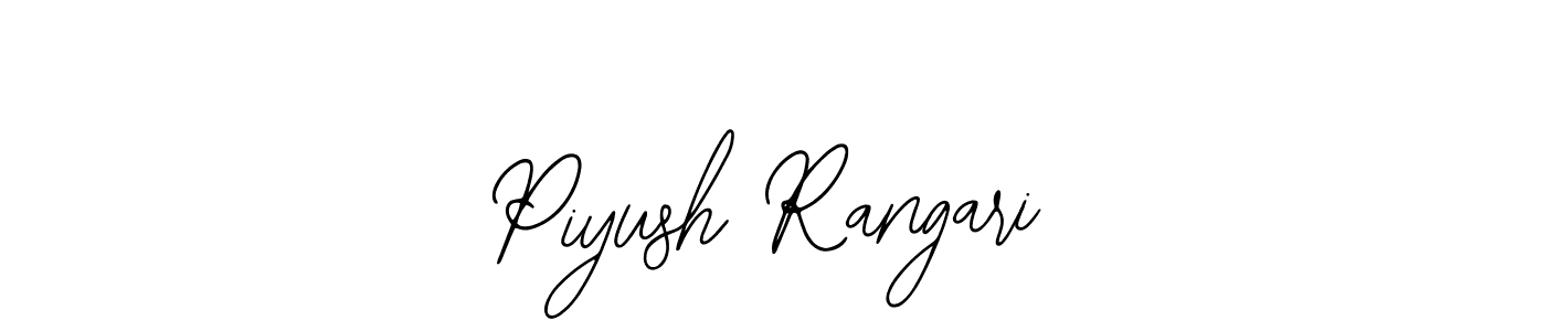 Piyush Rangari stylish signature style. Best Handwritten Sign (Bearetta-2O07w) for my name. Handwritten Signature Collection Ideas for my name Piyush Rangari. Piyush Rangari signature style 12 images and pictures png