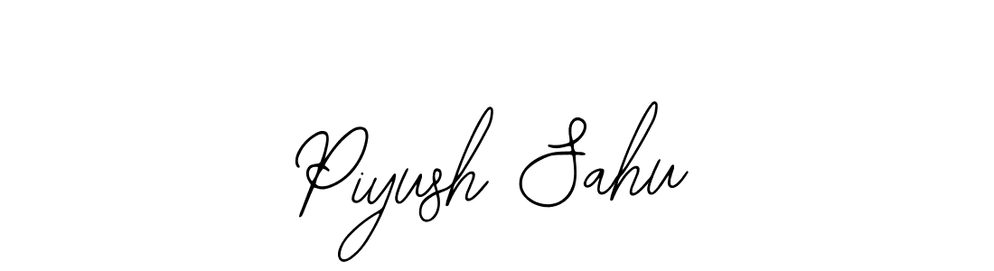 Piyush Sahu stylish signature style. Best Handwritten Sign (Bearetta-2O07w) for my name. Handwritten Signature Collection Ideas for my name Piyush Sahu. Piyush Sahu signature style 12 images and pictures png