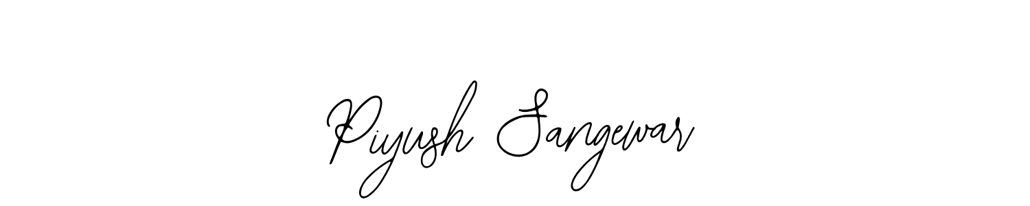 The best way (Bearetta-2O07w) to make a short signature is to pick only two or three words in your name. The name Piyush Sangewar include a total of six letters. For converting this name. Piyush Sangewar signature style 12 images and pictures png