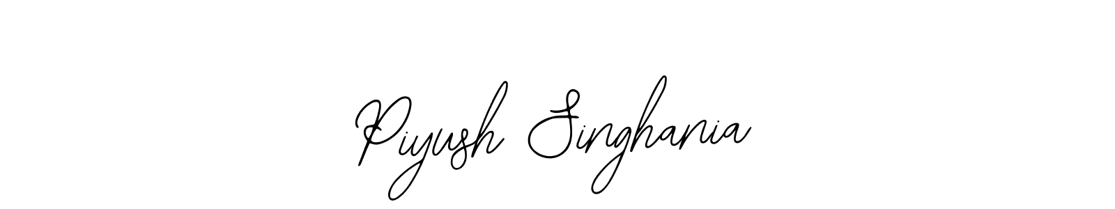 Piyush Singhania stylish signature style. Best Handwritten Sign (Bearetta-2O07w) for my name. Handwritten Signature Collection Ideas for my name Piyush Singhania. Piyush Singhania signature style 12 images and pictures png