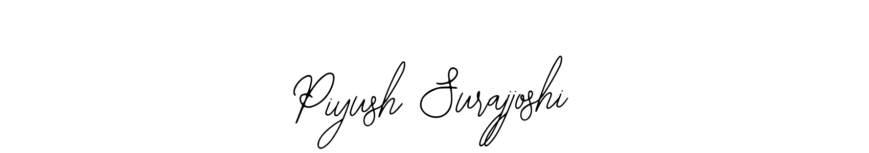 You can use this online signature creator to create a handwritten signature for the name Piyush Surajjoshi. This is the best online autograph maker. Piyush Surajjoshi signature style 12 images and pictures png