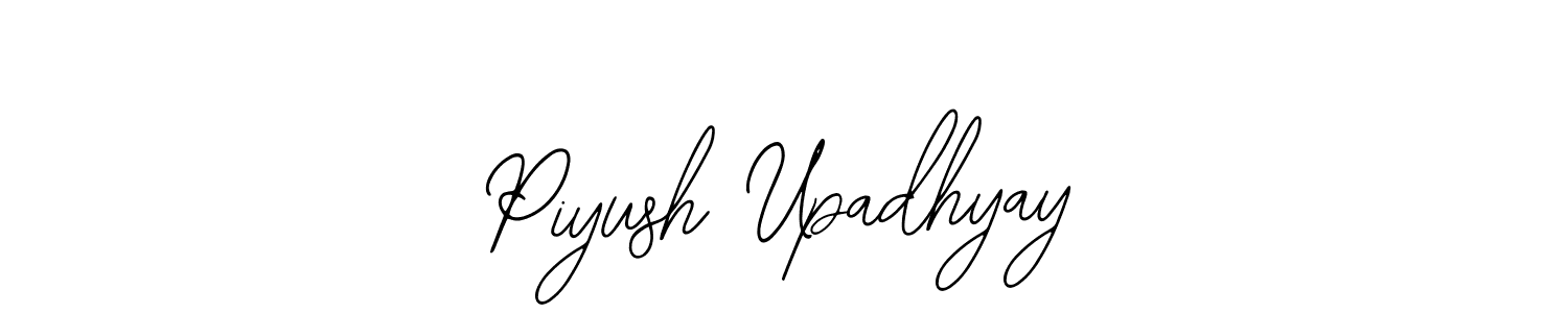 Make a beautiful signature design for name Piyush Upadhyay. With this signature (Bearetta-2O07w) style, you can create a handwritten signature for free. Piyush Upadhyay signature style 12 images and pictures png