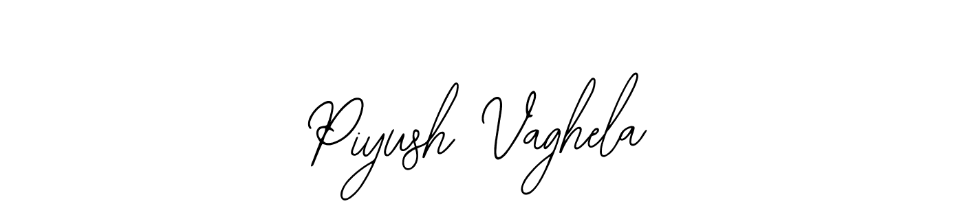 Make a beautiful signature design for name Piyush Vaghela. With this signature (Bearetta-2O07w) style, you can create a handwritten signature for free. Piyush Vaghela signature style 12 images and pictures png