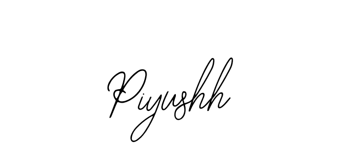 The best way (Bearetta-2O07w) to make a short signature is to pick only two or three words in your name. The name Piyushh include a total of six letters. For converting this name. Piyushh signature style 12 images and pictures png