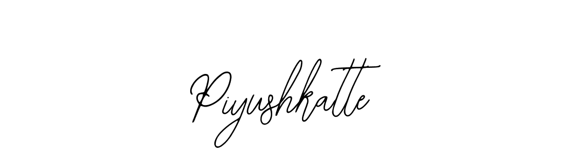 You should practise on your own different ways (Bearetta-2O07w) to write your name (Piyushkatte) in signature. don't let someone else do it for you. Piyushkatte signature style 12 images and pictures png
