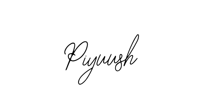 Also we have Piyuush name is the best signature style. Create professional handwritten signature collection using Bearetta-2O07w autograph style. Piyuush signature style 12 images and pictures png