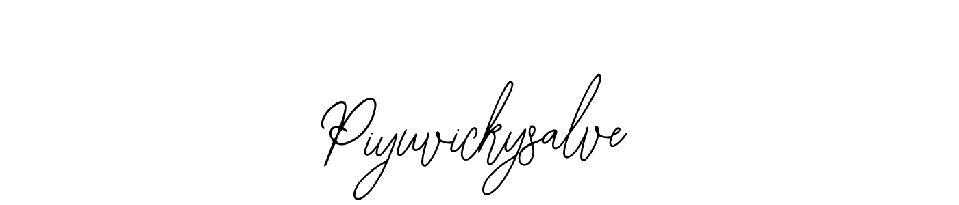 if you are searching for the best signature style for your name Piyuvickysalve. so please give up your signature search. here we have designed multiple signature styles  using Bearetta-2O07w. Piyuvickysalve signature style 12 images and pictures png