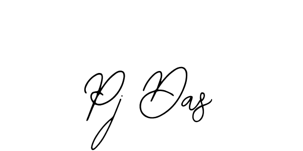 Use a signature maker to create a handwritten signature online. With this signature software, you can design (Bearetta-2O07w) your own signature for name Pj Das. Pj Das signature style 12 images and pictures png