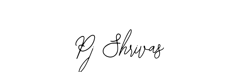 Make a beautiful signature design for name Pj Shrivas. With this signature (Bearetta-2O07w) style, you can create a handwritten signature for free. Pj Shrivas signature style 12 images and pictures png
