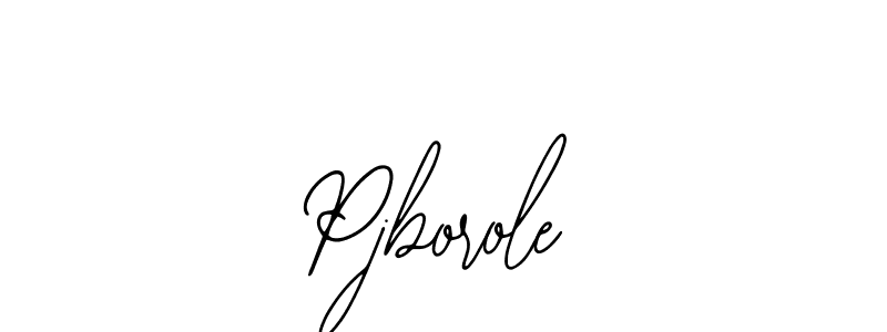 Pjborole stylish signature style. Best Handwritten Sign (Bearetta-2O07w) for my name. Handwritten Signature Collection Ideas for my name Pjborole. Pjborole signature style 12 images and pictures png