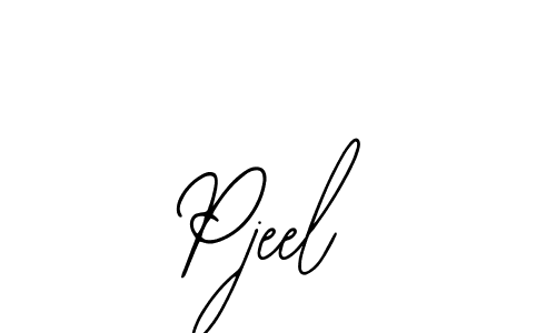 Pjeel stylish signature style. Best Handwritten Sign (Bearetta-2O07w) for my name. Handwritten Signature Collection Ideas for my name Pjeel. Pjeel signature style 12 images and pictures png