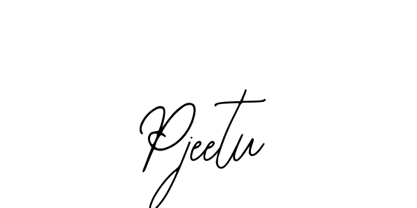 Also we have Pjeetu name is the best signature style. Create professional handwritten signature collection using Bearetta-2O07w autograph style. Pjeetu signature style 12 images and pictures png